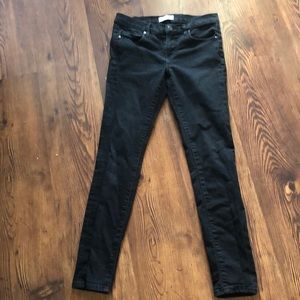 Loft Black Skinny Jean sz 25